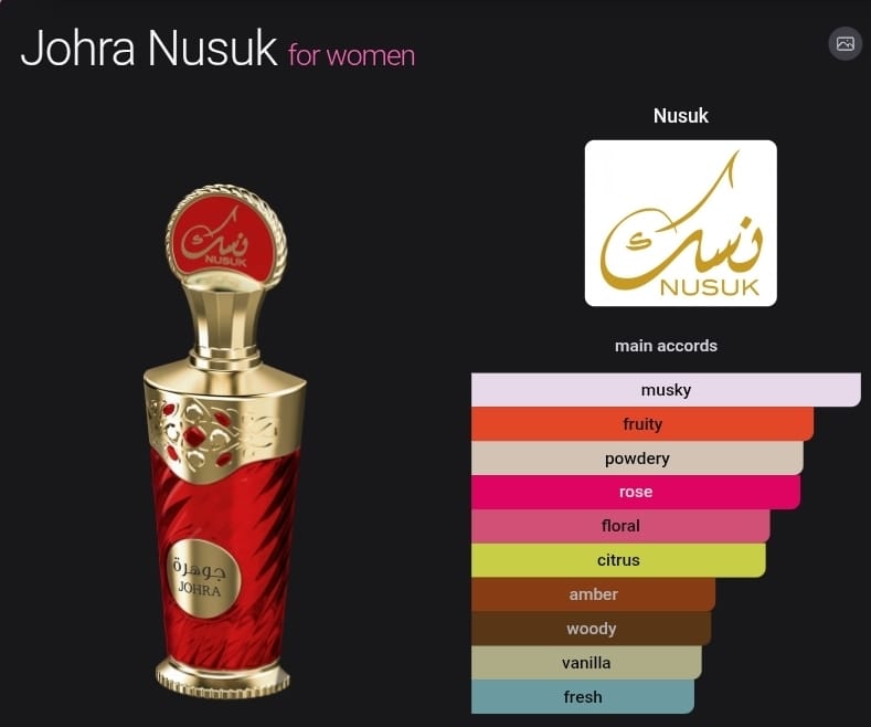Johra by Nusuk for women