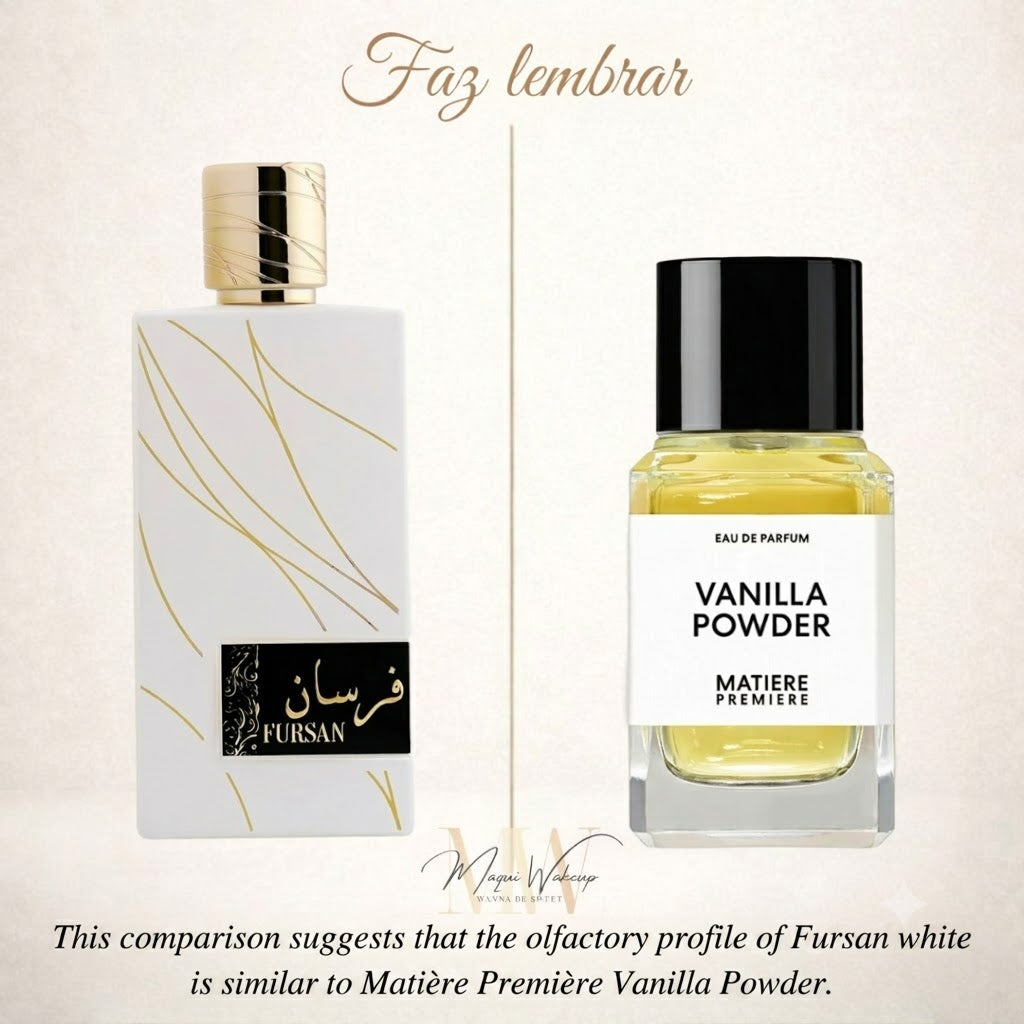 Fursan White vs Matière Première Vanilla Powder comparison